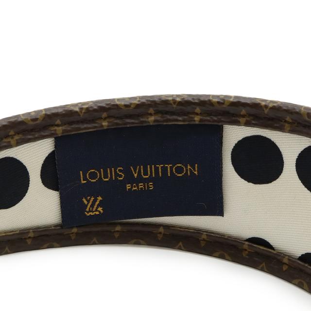 LOUIS VUITTON カチューシャ黒 LOUIS VUITTON - LOUIS VUITTON ルイ ヴィトン ヘッドバンド