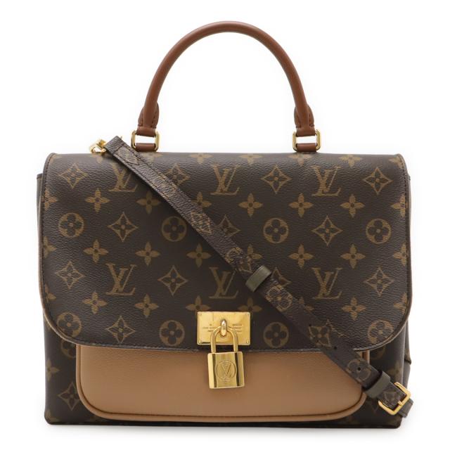 LOUIS VUITTON ルイ ヴィトン モノグラム マリニャン ハンドバッグ 2WAY ショルダーバッグ 斜め掛け レザー セサミ M44257