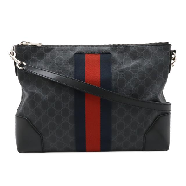 GUCCI グッチ GGスプリーム ウェブライン メッセンジャーバッグ