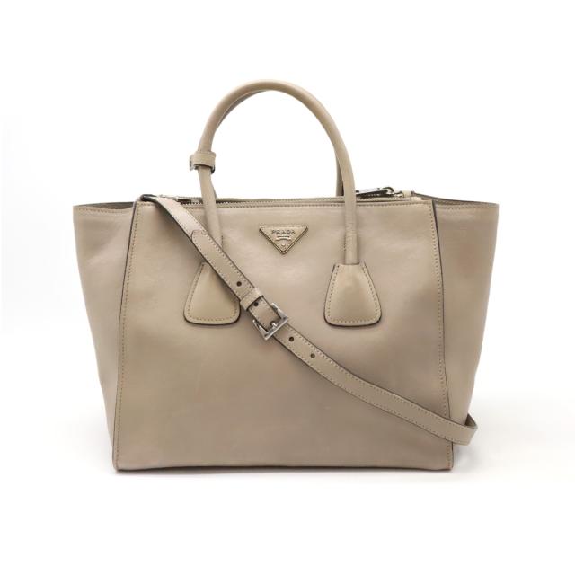 美品・正規品】プラダ PRADA トートバッグ 南京錠 ギャラカード