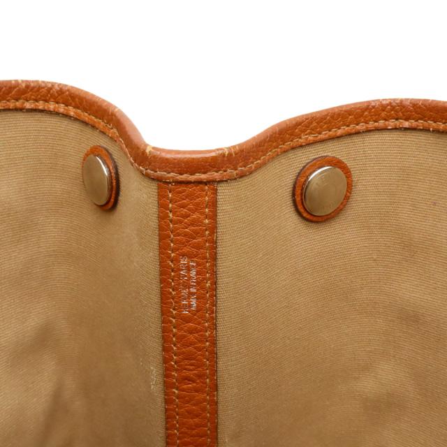 ガーデンパーティー トワルオフィシエ ブラウン エルメス HERMES □I刻印