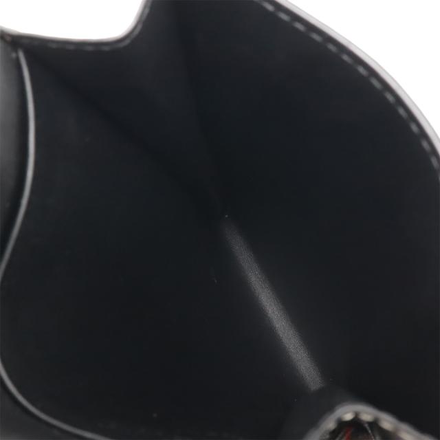 LOEWE ロエベ アナグラム アイ ロエベ ネイチャー ELN ネックポケット ショルダーバッグ ショルダーポーチ ポシェット レザー ブラック 101.30AB66