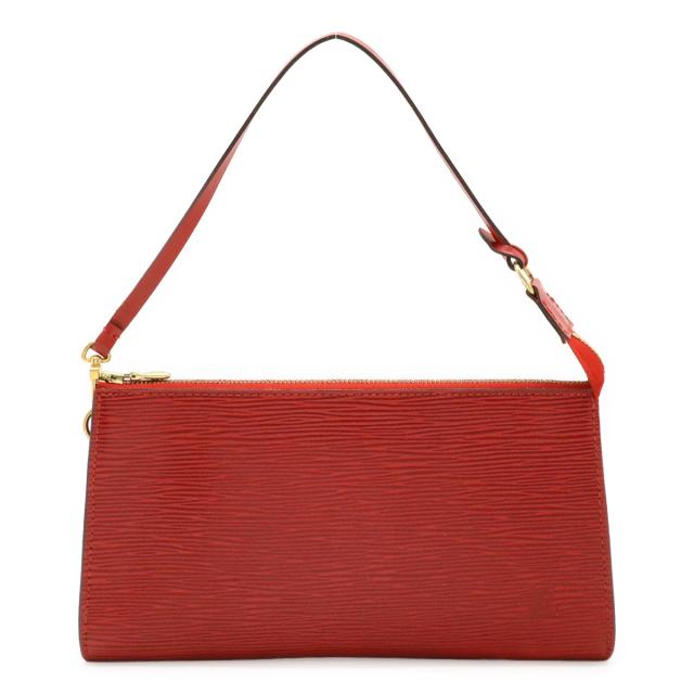 LOUIS VUITTON ルイ ヴィトン エピ ポシェット アクセソワール アクセサリーポーチ ハンドバッグ レザー カスティリアンレッド 赤 M52947