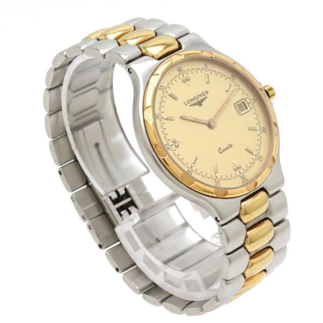 LONGINES ロンジン コンクエスト デイト SS GP コンビ ゴールド文字盤
