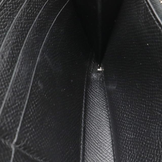 HERMES エルメス アザップロング クラシック ラウンドファスナー 長財布 ヴォーエプソン レザー ブラック 黒 シルバー金具 □O刻印