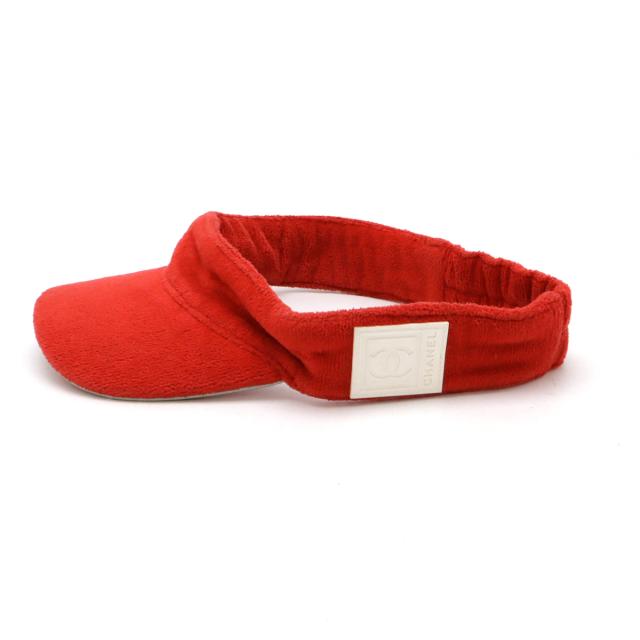 CHANEL シャネル スポーツライン ココマーク サンバイザー 帽子