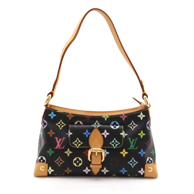 LOUIS VUITTON ルイ ヴィトン モノグラムマルチカラー エライザ ショルダーバッグ ハンドバッグ ノワール 黒 ブラック M40099