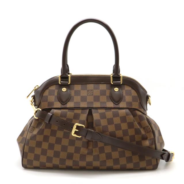 【極美品】ルイヴィトン ダミエ エベヌ トレヴィ PM ハンドバッグ 2WAY LOUIS VUITTON ルイ ヴィトン ダミエ トレヴィPM ハンドバッグ 2WAY