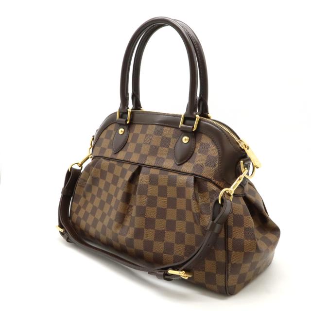美品 ルイヴィトン ダミエ トレヴィ ハンドバッグ ショルダーバッグ 2way LOUIS VUITTON ルイ ヴィトン ダミエ トレヴィPM ハンドバッグ 2WAY