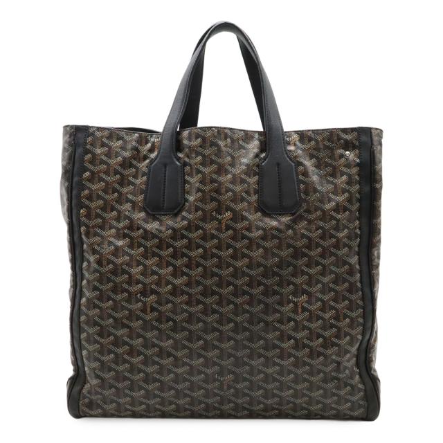 GOYARD ゴヤール サックヴォルテール トートバッグ ハンドバッグ ショルダーバッグ PVC レザー ブラック 黒 ブラウン 茶 ストラップ欠品