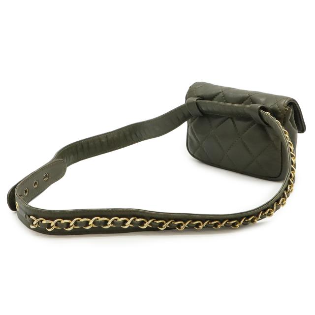 CHANEL シャネル マトラッセ ココマーク ベルトバッグ ボディバッグ