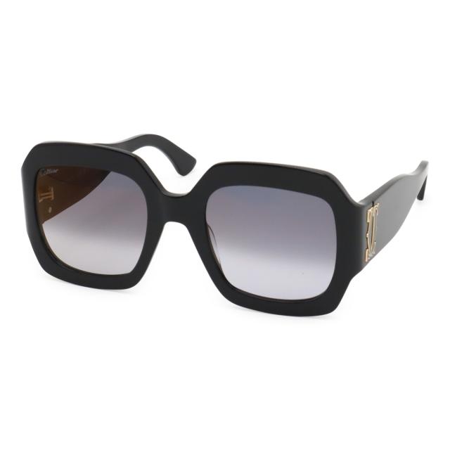 Cartier カルティエ デコール C ドゥ カルティエ サングラス アイウェア レクタングルシェイプ スクエア スモークグラデーション ブラック CT0434S