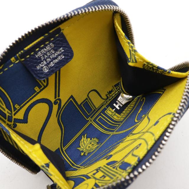 美品✨ エルメス アザップシルクイン コンパクト ケース 黒 O刻印 箱付 HERMES エルメス カードケース コインケース アザップ シルクイン