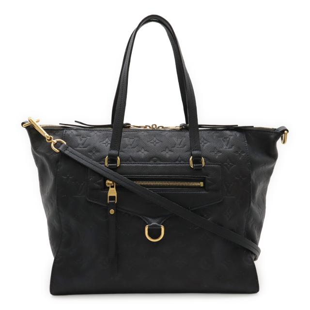 LOUIS VUITTON ルイ ヴィトン モノグラムアンプラント ルミニューズPM トートバッグ 2WAY ショルダーバッグ レザー アンフィニ 濃紺 M93410