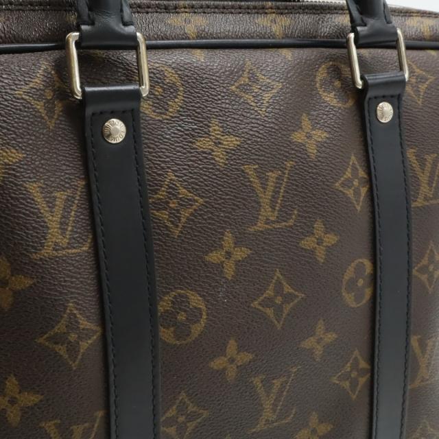 ルイ・ヴィトン LOUIS VUITTON PDV M52005 モノグラム・マカサー モノグラム・マカサーキャンバス ビジネスバッグ メンズ 中古 ルイ・ヴィトン PDV PM M52005 473 LOUIS VUITTON ルイ
