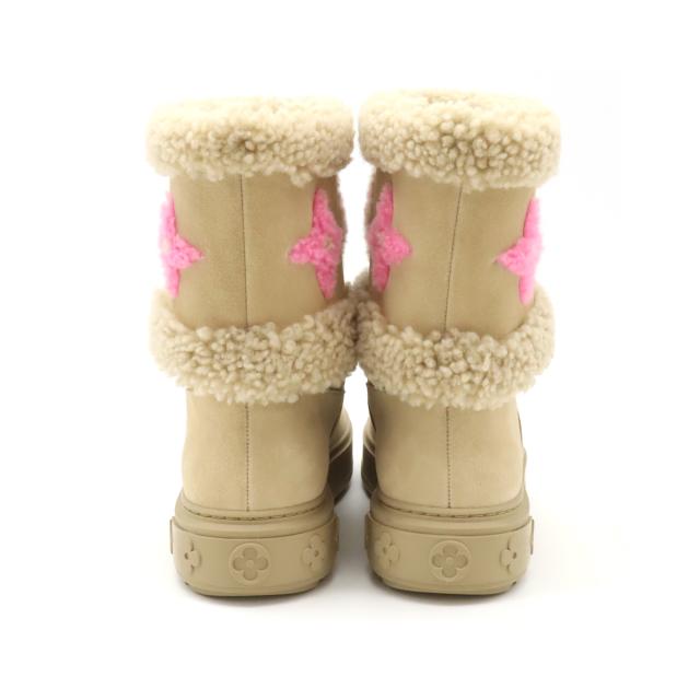 LOUIS VUITTON ルイ ヴィトン スノードロップライン アンクルブーツ