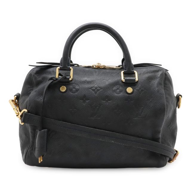 LOUIS VUITTON ルイ ヴィトン モノグラムアンプラント スピーディバンドリエール25 ハンドバッグ 2WAYショルダーバッグ アンフィニ ネイビー M40762