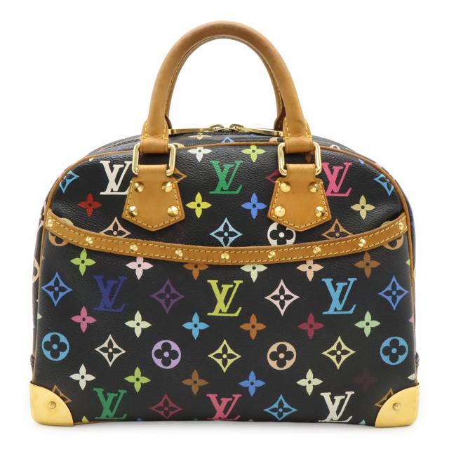 LOUIS VUITTON ルイ ヴィトン モノグラムマルチカラー トゥルーヴィル ハンドバッグ ノワール 黒 ブラック ゴールド金具 M92662