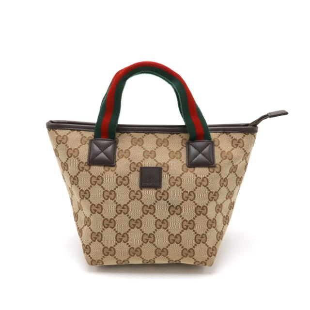 GUCCI グッチ チルドレンズ GGキャンバス シェリーライン ミニトート