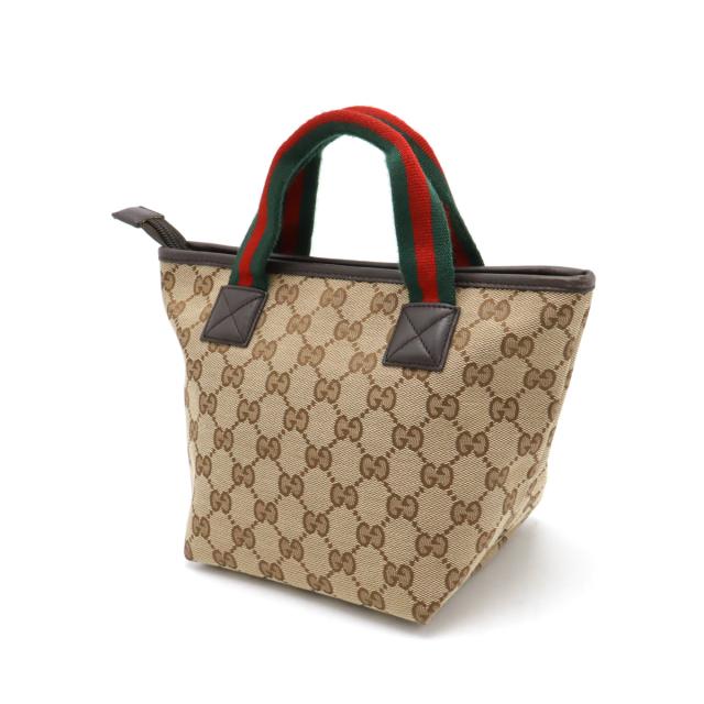 GUCCI グッチ チルドレンズ GGキャンバス シェリーライン ミニトート