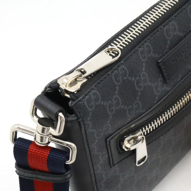 GUCCIグッチ GGスプリーム PVC ショルダーバッグ メッセンジャーバッグ GUCCI グッチ GGスプリーム メッセンジャーバッグ ウェブライン