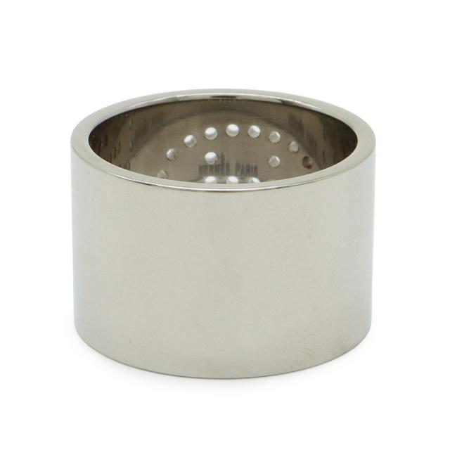 HERMES エルメス エヴリン エブリン Hロゴ パンチング スカーフリング スカーフ留め 指輪 メタル シルバー 日本サイズ約22号 HERMES エルメス エヴリン エブリン Hロゴ パンチング スカーフリング