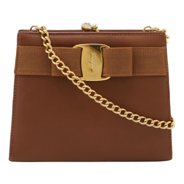 サルヴァトーレ フェラガモ チェーンショルダーバッグ 希少