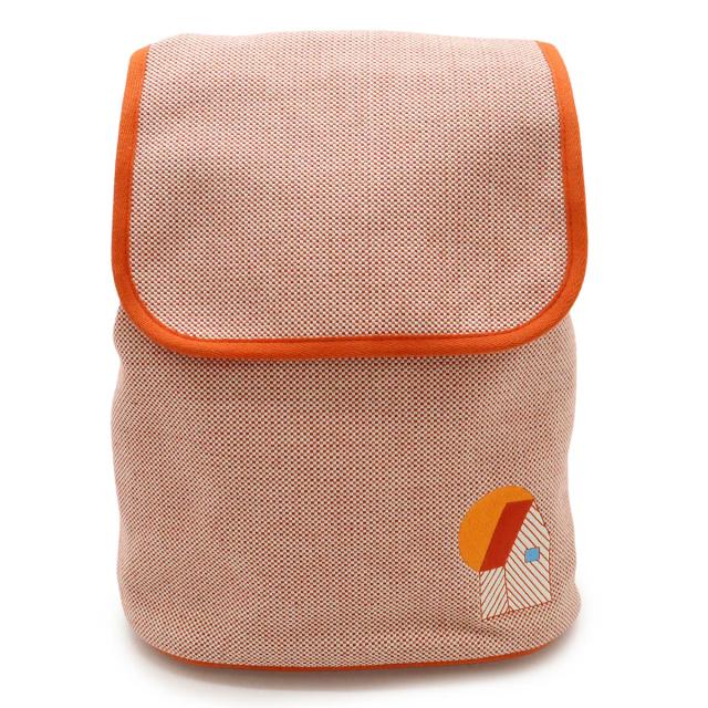 HERMES エルメス カバン トワルH トリコロール バックパック リュックサック ショルダーバッグ コットン キャンバス オレンジ フランボワーズ