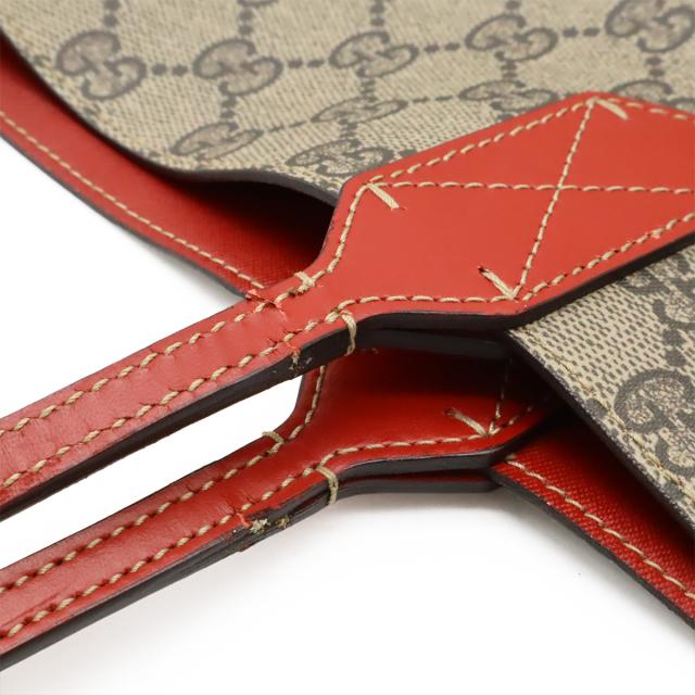 GUCCI グッチ GGスプリーム リバーシブル トートバッグ ショルダー