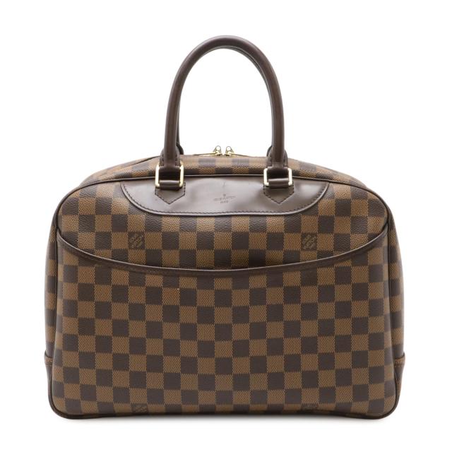 LOUIS VUITTON ルイ ヴィトン ダミエ ドーヴィル ボーリング ヴァニティ ハンドバッグ ミニボストンバッグ SPオーダー スペシャルオーダー品 N47272
