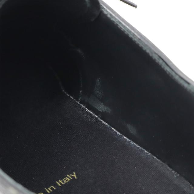 LOUIS VUITTON ルイ ヴィトン ヴァンドーム ライン ダービー ドレスシューズ ビジネスシューズ レザー エナメル 黒 ブラック #6 1/2 25.5cm