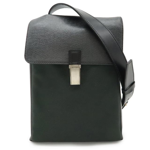 LOUIS VUITTON ルイ ヴィトン タイガ サラトヴPM ショルダーバッグ 斜め掛け キャンバス レザー アルドワーズ 黒 ブラック M30892