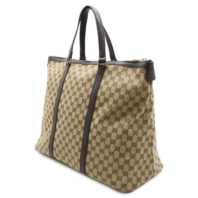GUCCI グッチ GGキャンバス トートバッグ ラージトート ショルダー