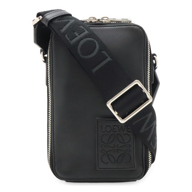 1円 □美品□ LOEWE ロエベ アナグラム ナッパレザー クロスボディ