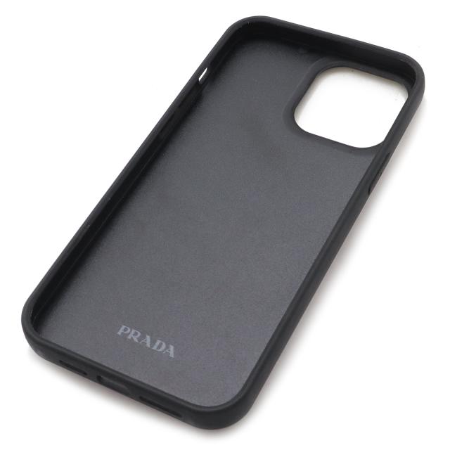 PRADA - PRADA プラダ トライアングルロゴ iPhone 13 Pro Max ケース スマホケース 携帯カバー サフィアーノ レザー ピンク ゴールド金具 PRADA プラダ トライアングルロゴ iPhone 13 Pro Max ケース