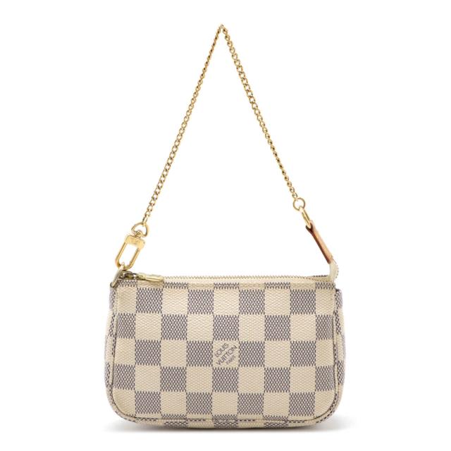 LOUIS VUITTON ルイ ヴィトン ダミエアズール ミニポシェット アクセソワール アクセサリーポーチ チェーンポーチ 小物入れ N58010