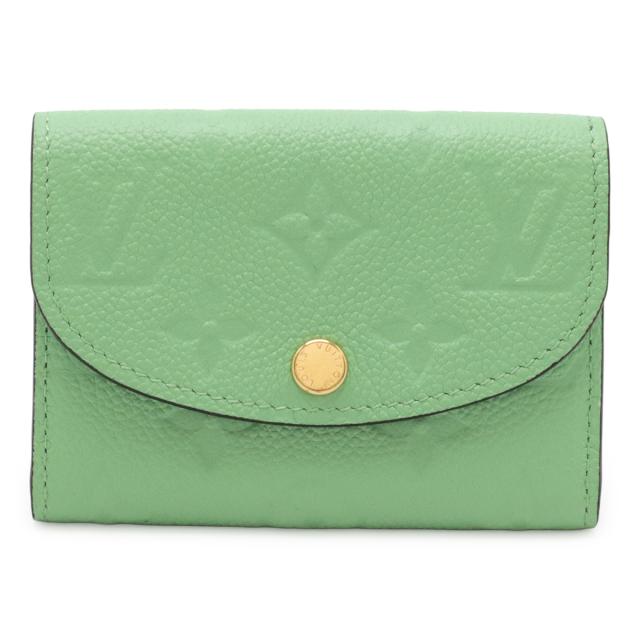 LOUIS VUITTON ルイ ヴィトン モノグラムアンプラント ポルトモネ ロザリ ケース 小銭入れ パース ヴェールポム グリーン M81922