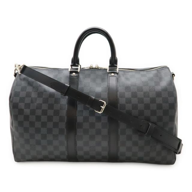 LOUIS VUITTON ルイ ヴィトン ダミエグラフィット キーポルバンドリエール45 ボストンバッグ トラベルバッグ 2WAY ショルダーバッグ N41418