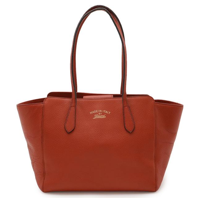 GUCCI グッチ スウィング トートバッグ ショルダーバッグ ショルダートート セミショルダー 肩掛け レザー レッド 354408
