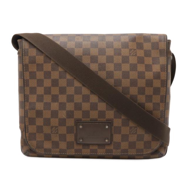 LOUIS VUITTON ルイ ヴィトン ダミエ ブルックリンMM ショルダーバッグ メッセンジャーバッグ 斜め掛け N51211