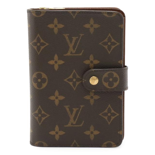 ルイヴィトン LOUIS VUITTON ポルト パピエ ジップ 二つ折り ラウンド