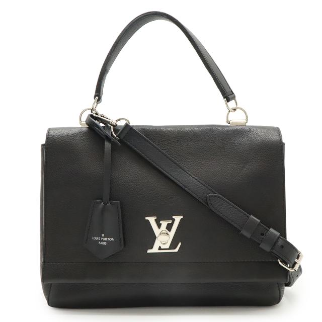 LOUIS VUITTON ルイ ヴィトン ロックミー カルターブル ハンドバッグ 2WAY ショルダーバッグ ソフトカーフレザー ノワール 黒 ブラック M50250