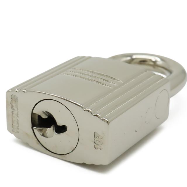 エルメス シルバー カデナ 南京錠 パドロック 鍵 キー NO107