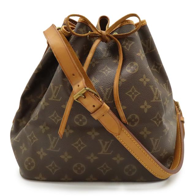 LOUIS VUITTON ルイ ヴィトン モノグラム プチノエ ショルダーバッグ セミショルダー ワンショルダー 肩掛け 巾着型 M42226