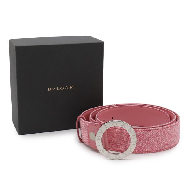 BVLGARI ブルガリ ロゴマニア ブルガリブルガリ ベルト ラウンドロゴ