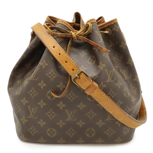 LOUIS VUITTON ルイ ヴィトン モノグラム プチノエ ショルダーバッグ セミショルダー ワンショルダー 肩掛け 巾着型 M42226