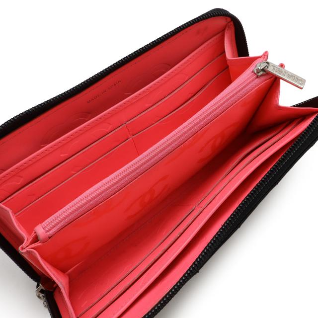 CHANEL シャネル カンボンライン ココマーク ラウンドファスナー 長