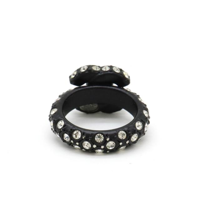 CHANEL シャネル ココマーク ラインストーン リング 指輪