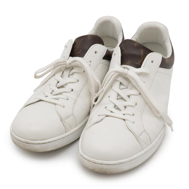 ルイヴィトン スニーカー ルクセンブルグ・ライン モノグラム 白×茶 27cm