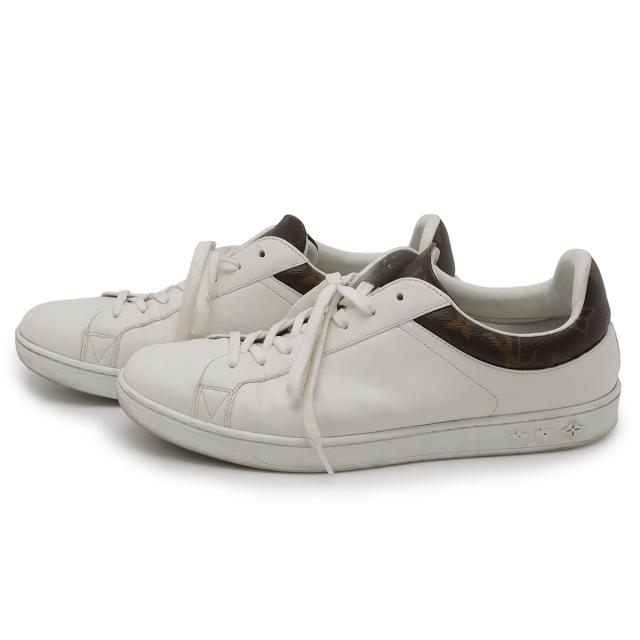 ルイヴィトン スニーカー ルクセンブルグ・ライン モノグラム 白×茶 27cm